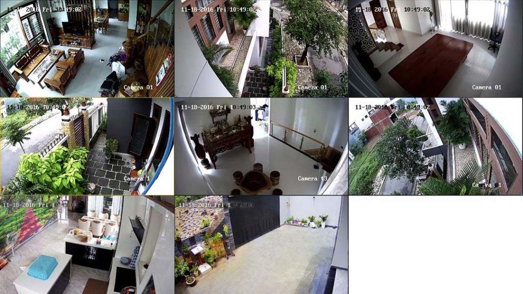 Bảng Giá Lắp đặt Camera Biệt Thự